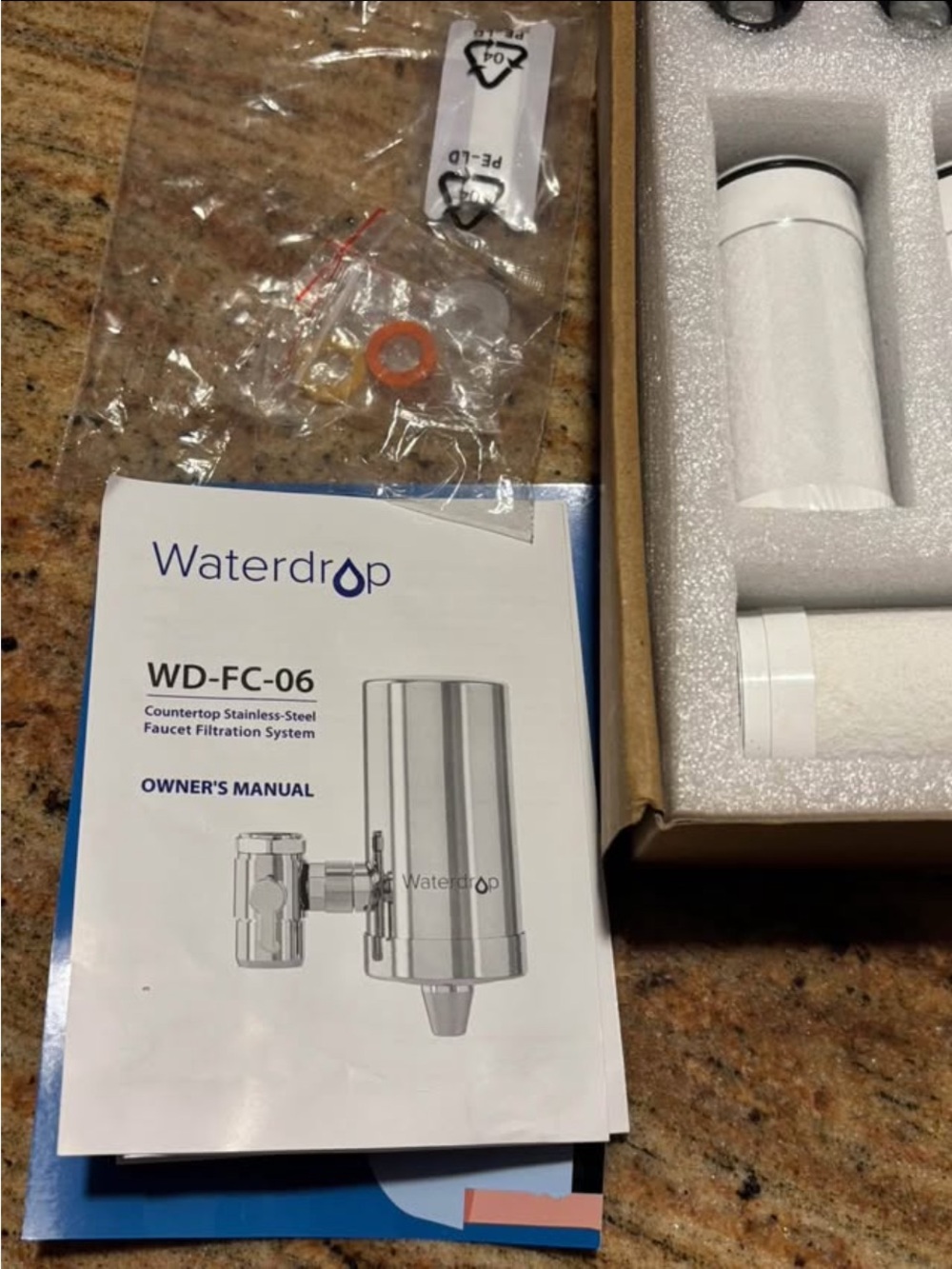 Waterdrop WD-FC-06 Countertop Faucet Water Filter in White